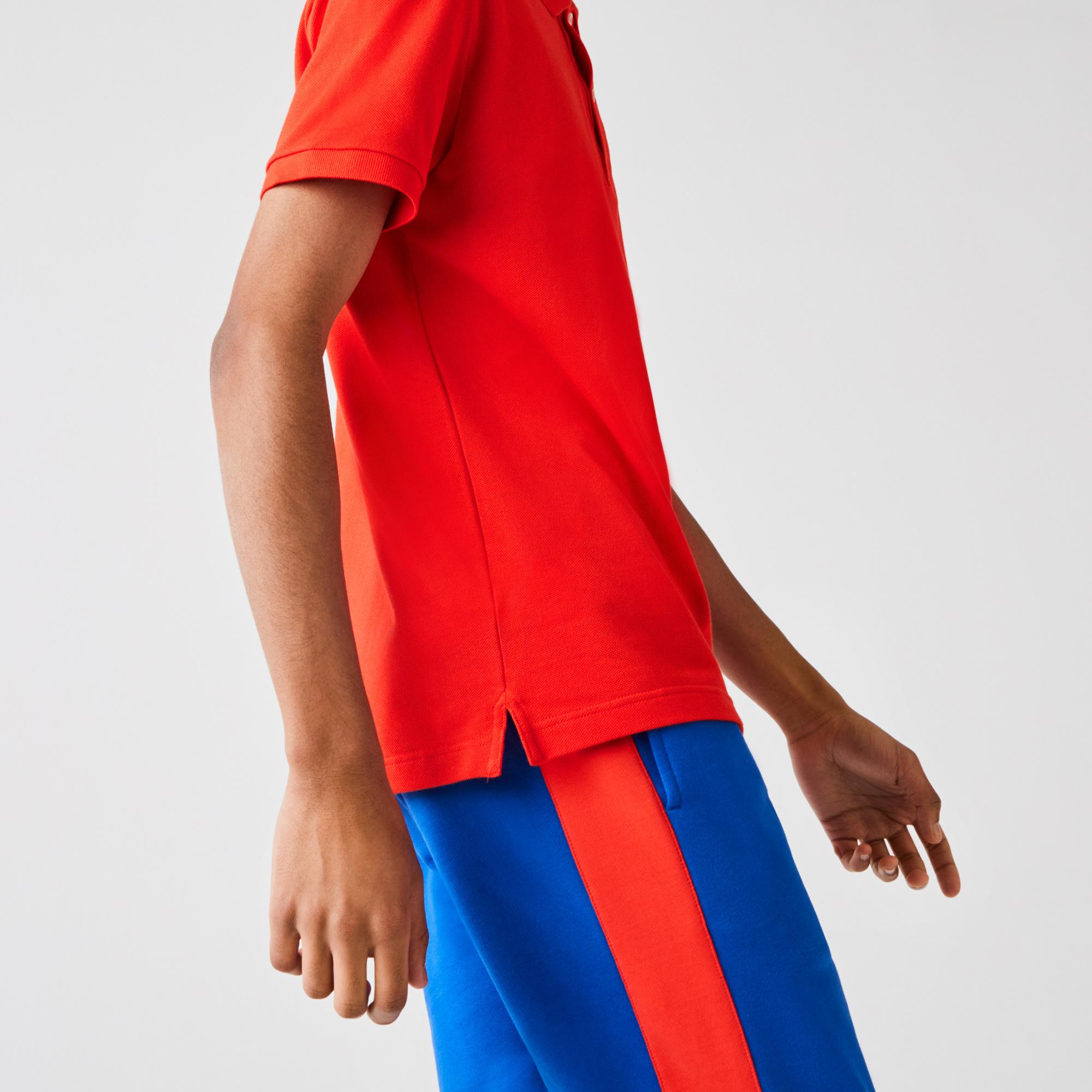 L.12.12 Erkek Slim Fit Kırmızı Polo