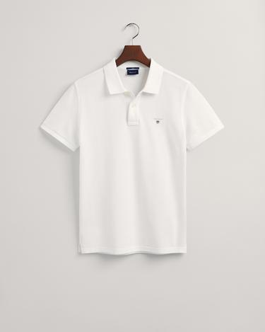  GANT Erkek Beyaz Slim Fit Polo