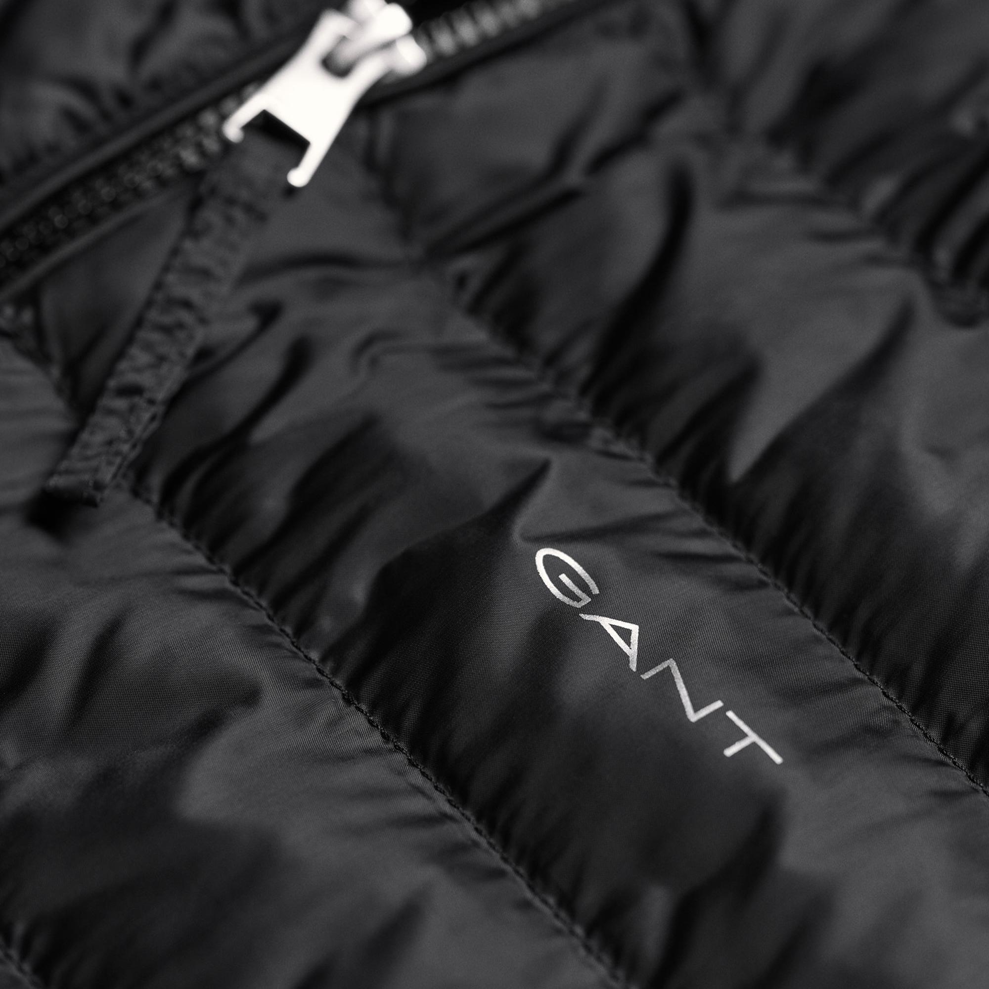 GANT Erkek Siyah Hakim Yaka Kapitone Yelek