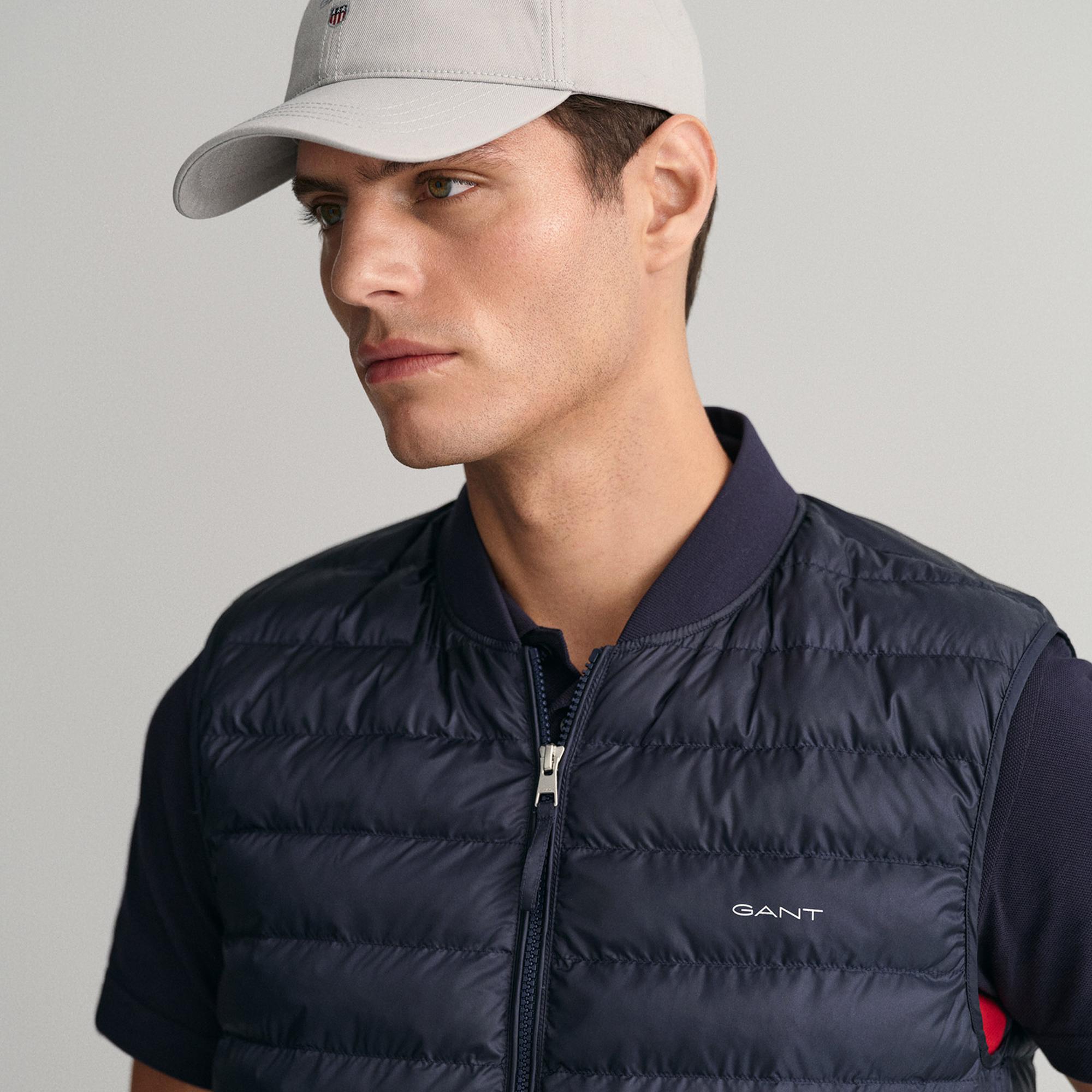 GANT Erkek Lacivert Hakim Yaka Kapitone Yelek