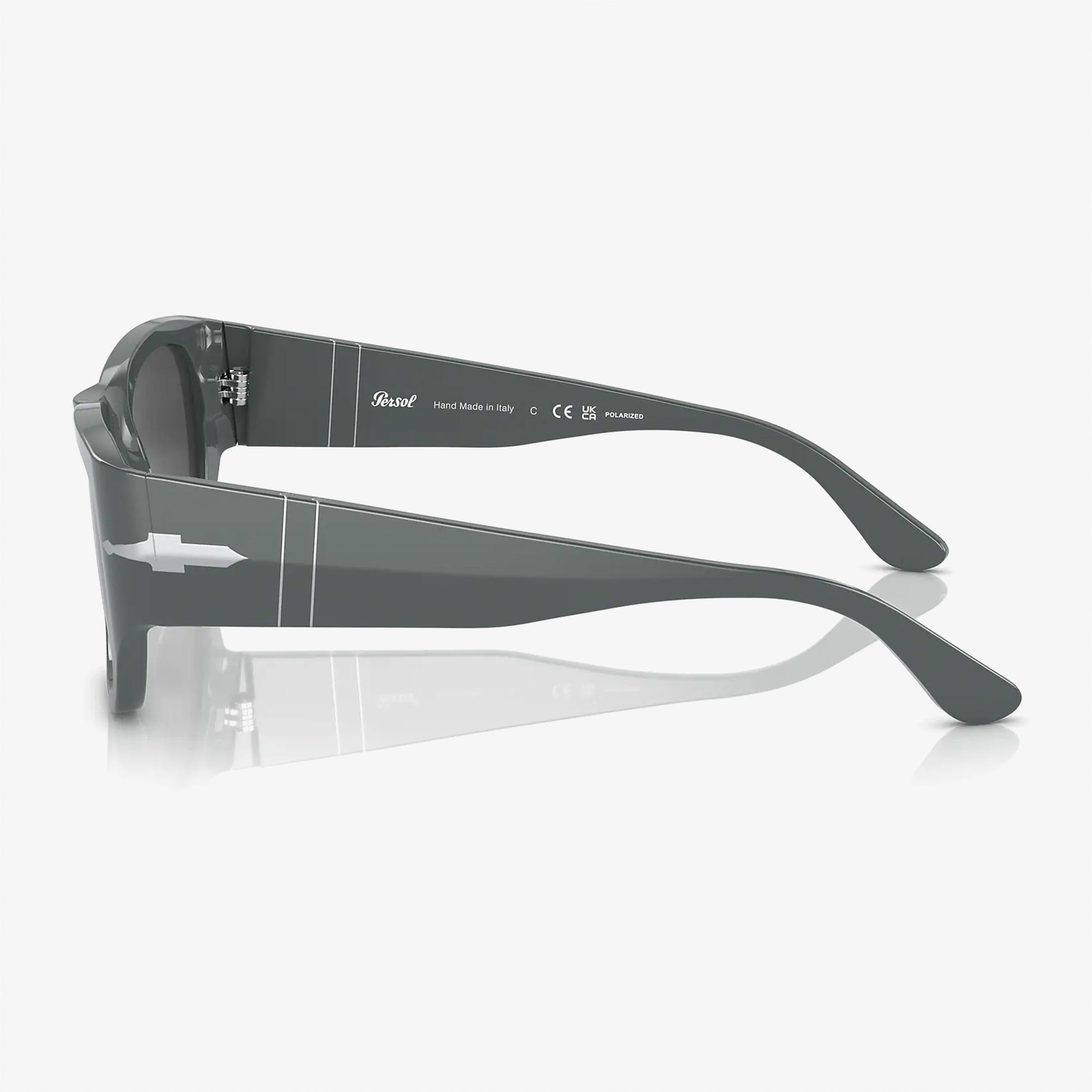 PERSOL Unisex Gri Güneş Gözlüğü