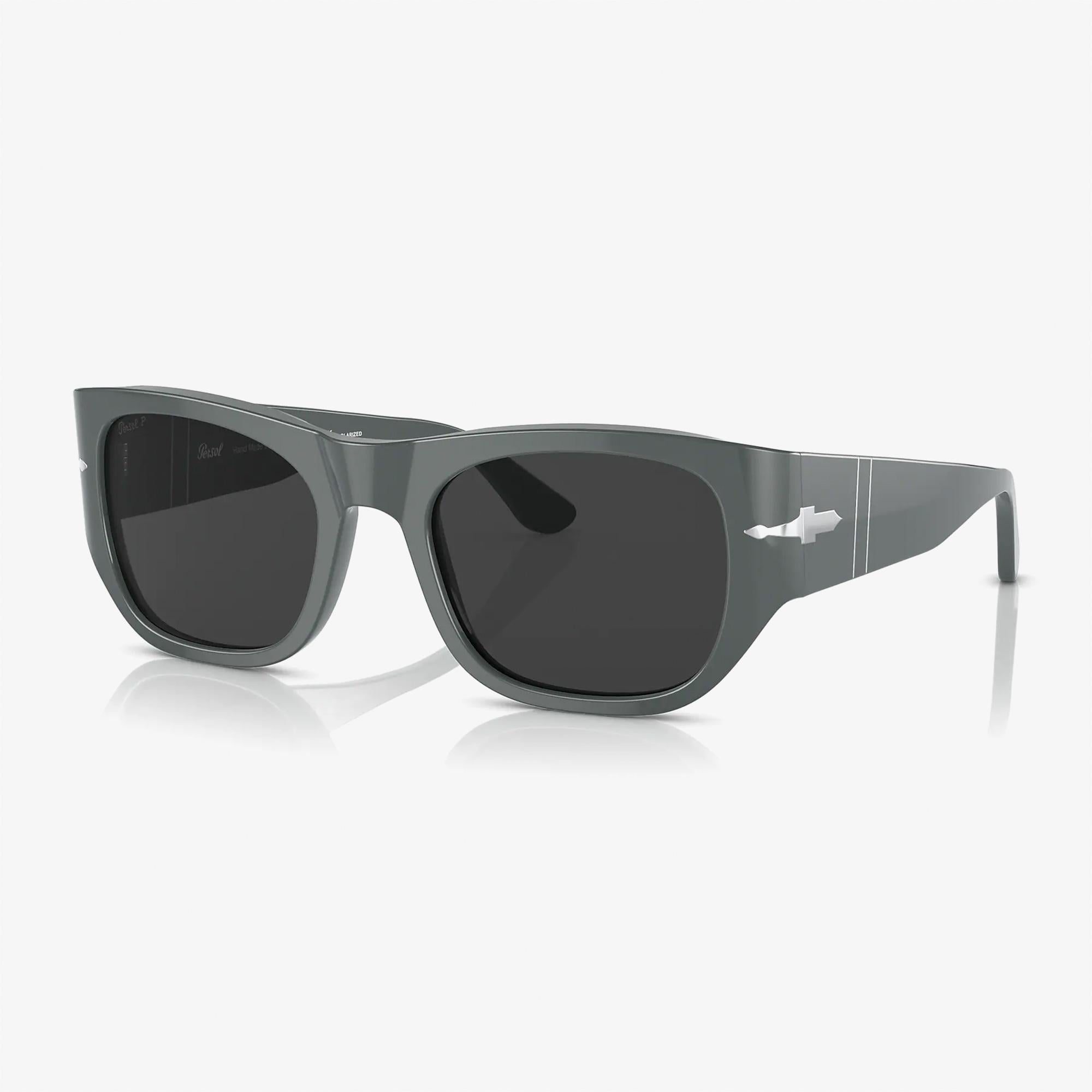 PERSOL Unisex Gri Güneş Gözlüğü