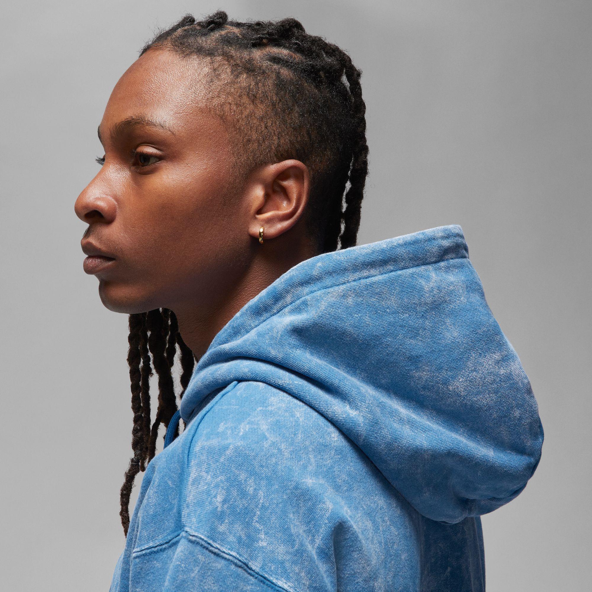 Jordan Flight Essential Fleece Erkek Mavi Sweatshirt