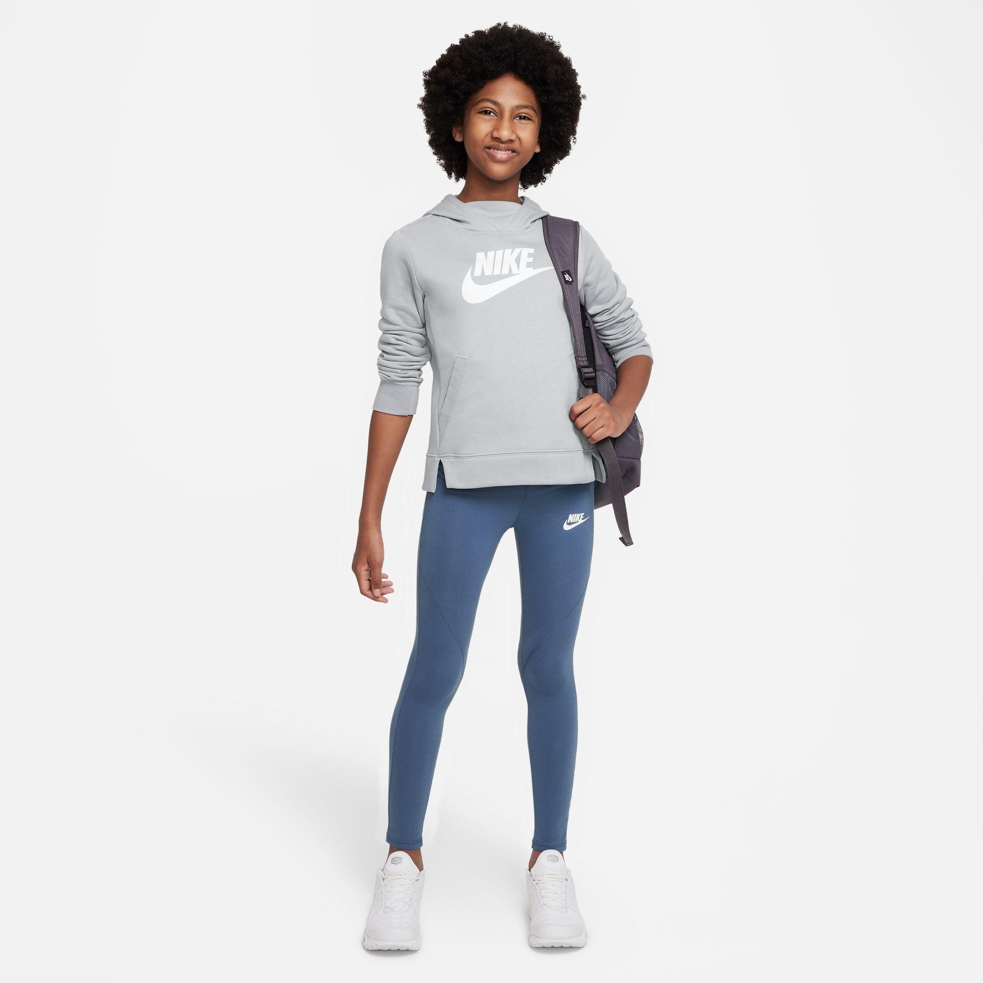 Nike Sportswear Favorites High-Waisted Legging Çocuk Mavi Tayt
