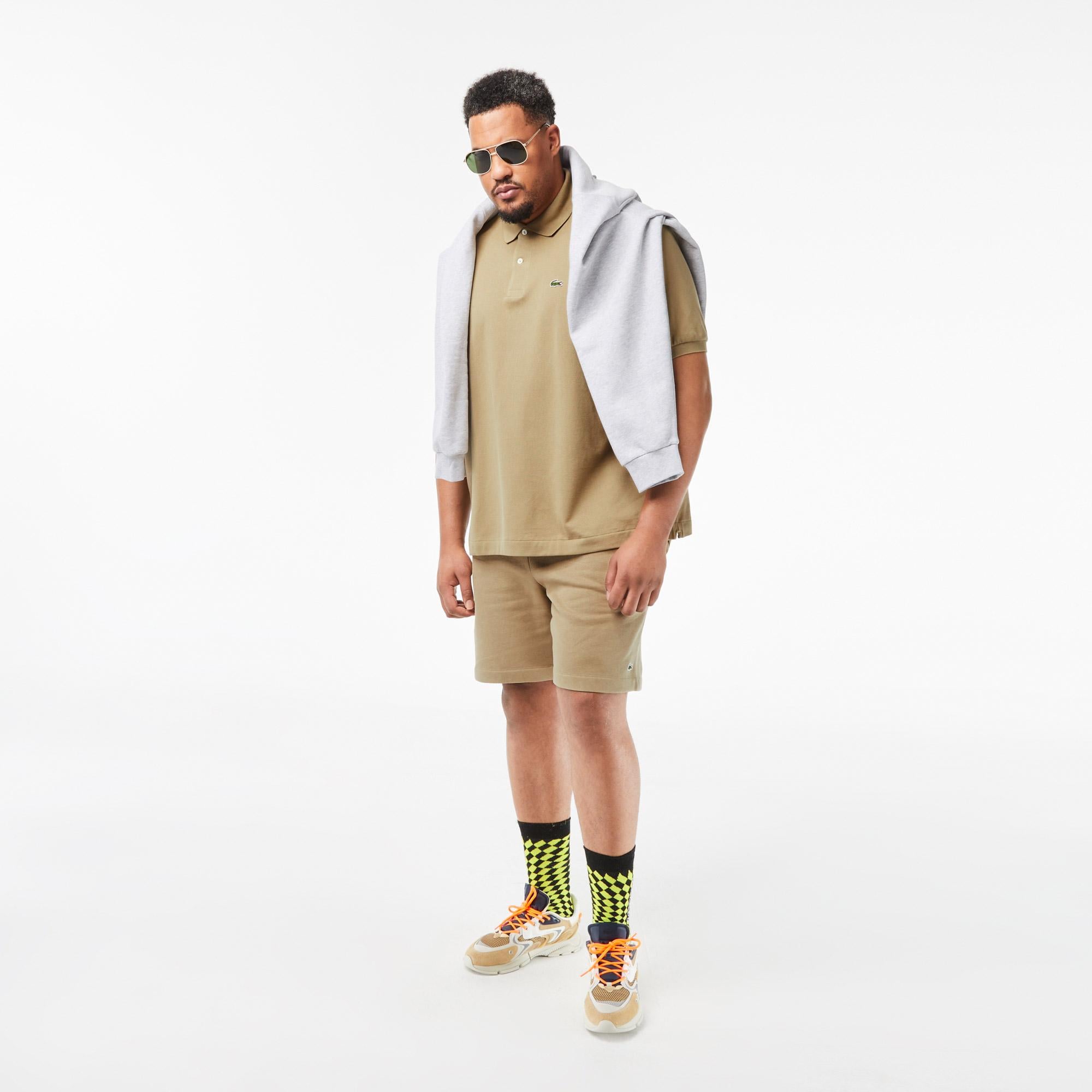 L.12.12 Erkek Classic Fit Bej Polo