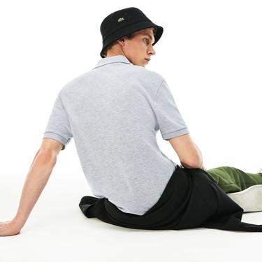  Erkek Slim Fit L.12.12 Gri Polo