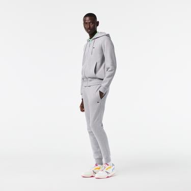  Erkek Classic Fit Kapüşonlu Gri Eşofman Takımı