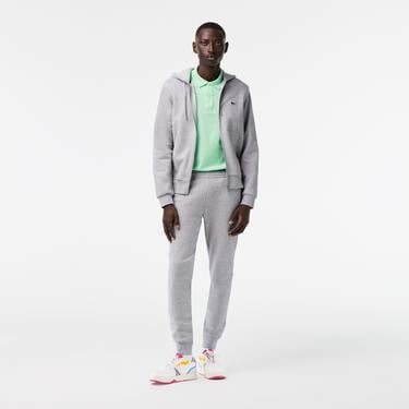  Erkek Classic Fit Kapüşonlu Gri Eşofman Takımı