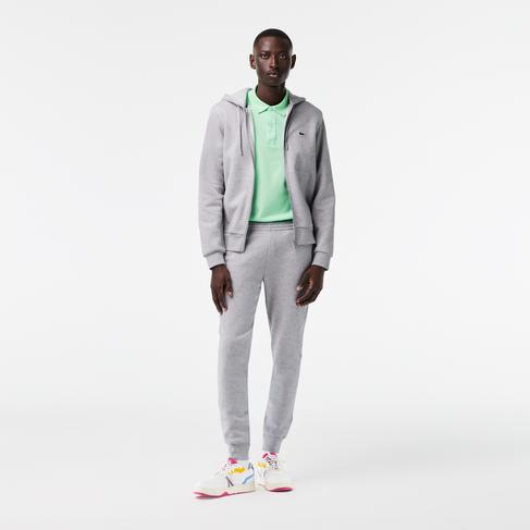  Erkek Classic Fit Kapüşonlu Gri Eşofman Takımı