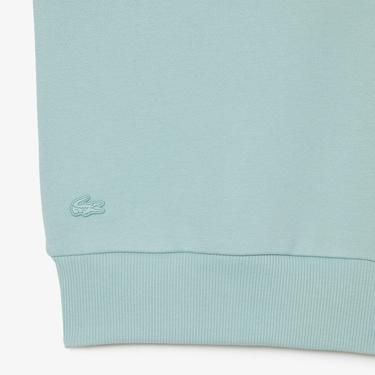  Active Kadın Oversize Bisiklet Yaka Baskılı Açık Yeşil Sweatshirt