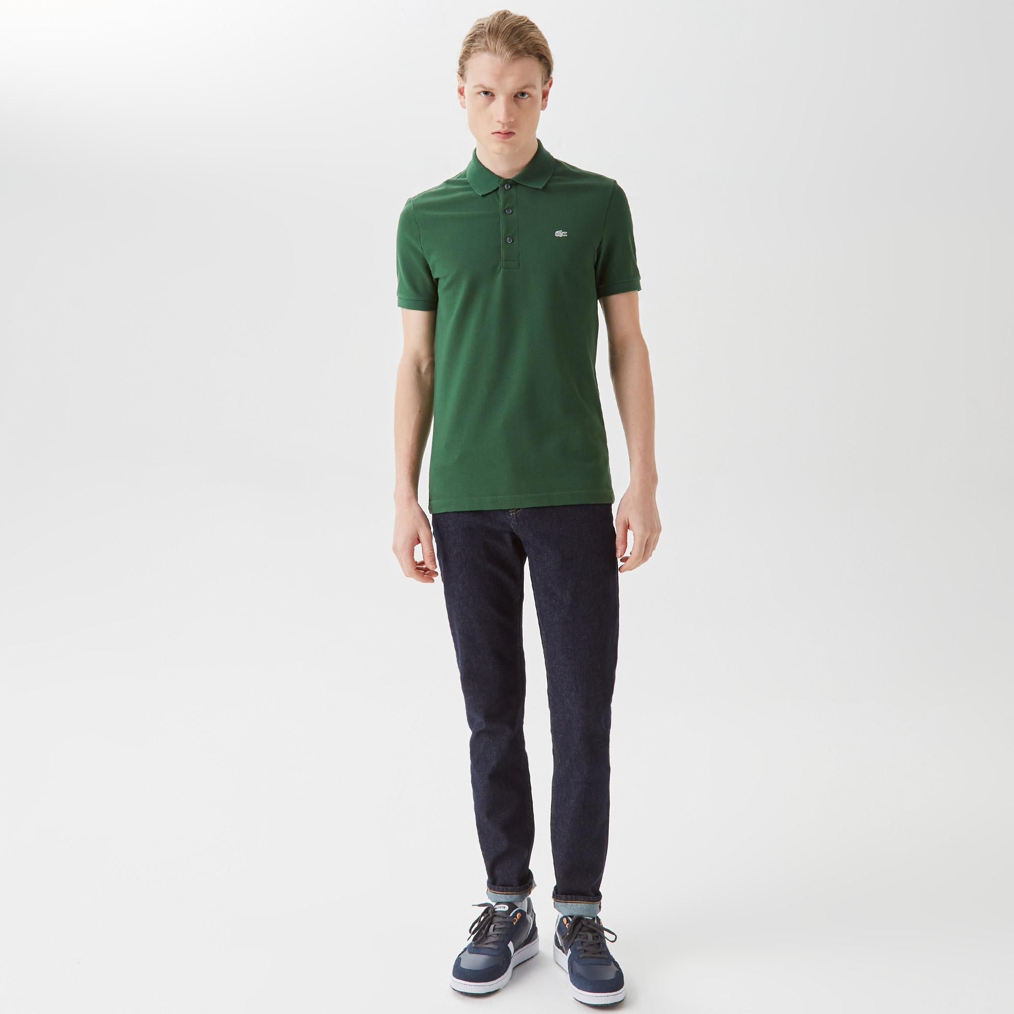 Lacoste Erkek Slim Fit Yeşil Polo