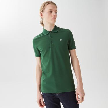  Lacoste Erkek Slim Fit Yeşil Polo