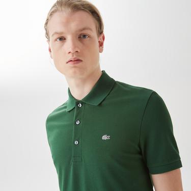  Lacoste Erkek Slim Fit Yeşil Polo
