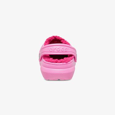  Crocs Classic Lined Clog Lifestyle Slippers Pembe Terlik