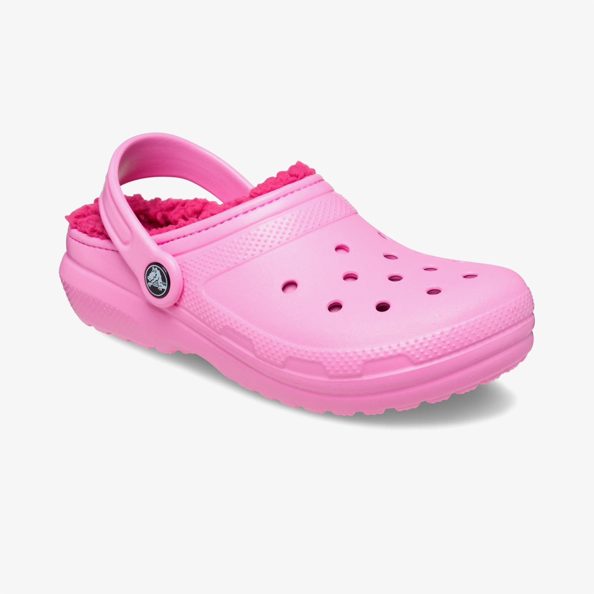 Crocs Classic Lined Clog Lifestyle Slippers Pembe Terlik