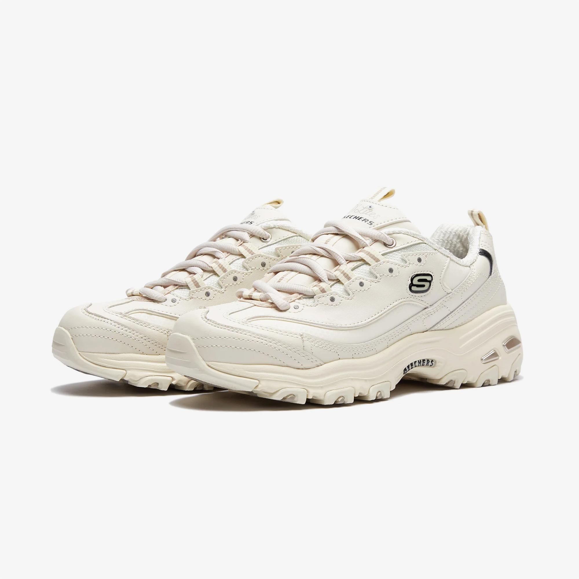 Skechers D'Lites - Fresh Start Kadın Krem Spor Ayakkabı