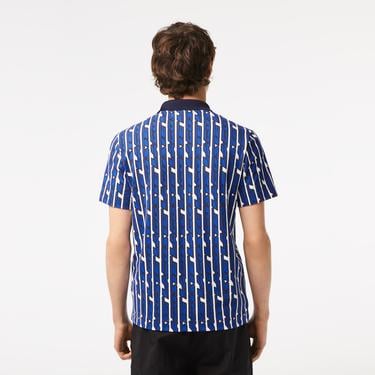  Active Erkek Regular Fit Baskılı Mavi Polo