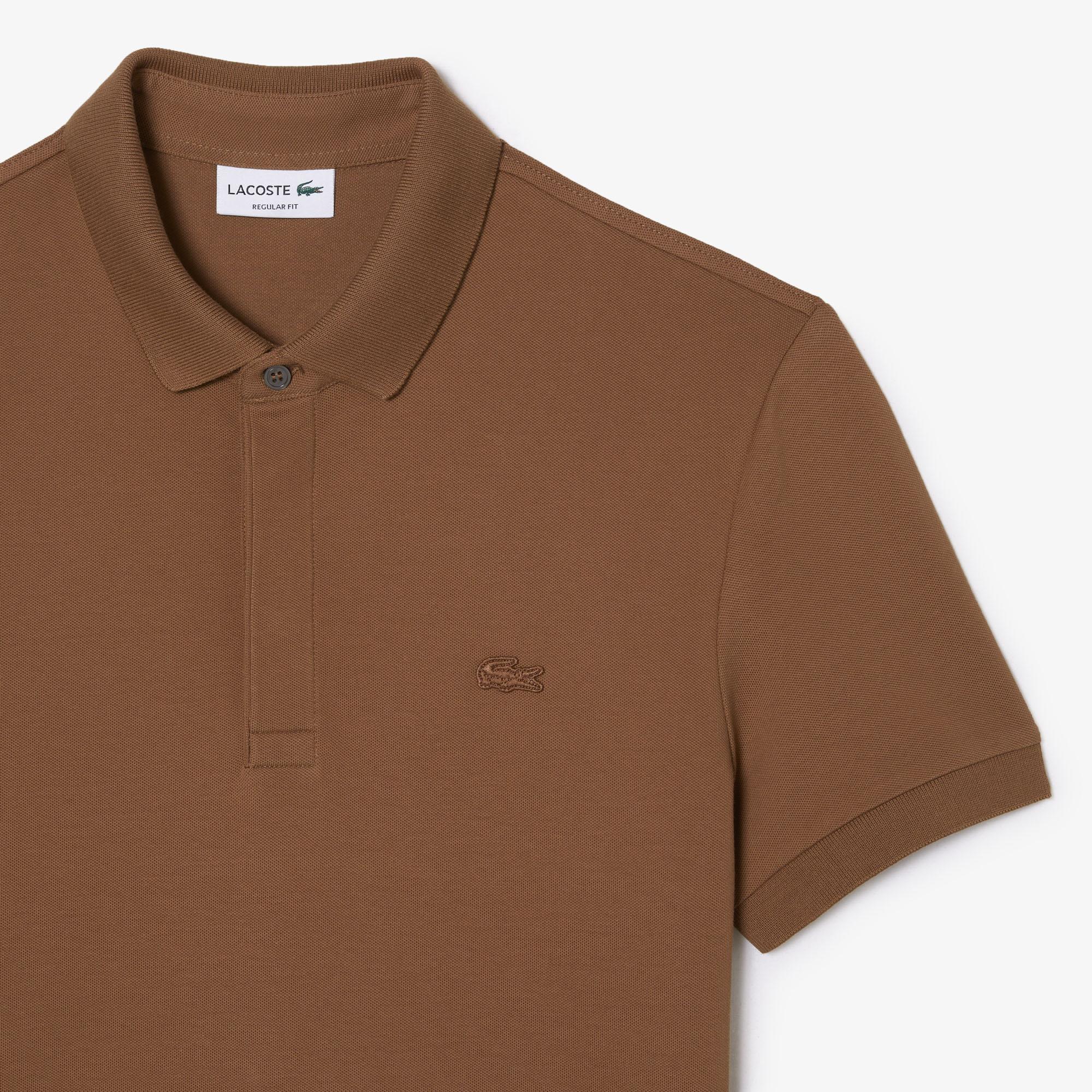 Lacoste Erkek Regular Fit Kahverengi Paris Polo