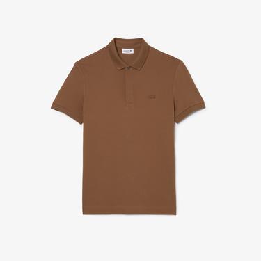  Lacoste Erkek Regular Fit Kahverengi Paris Polo
