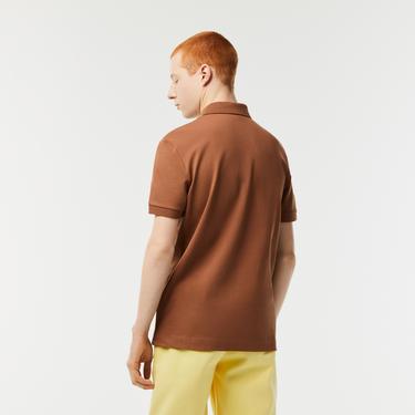  Lacoste Erkek Regular Fit Kahverengi Paris Polo