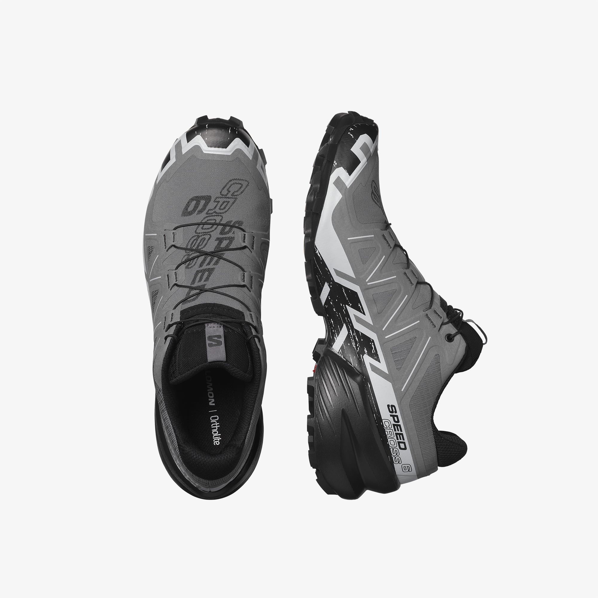 Salomon Salomon Speedcross 6 Erkek Gri Koşu Ayakkabı Outdoor Ayakkabı | FashFed Gri - 6. görsel