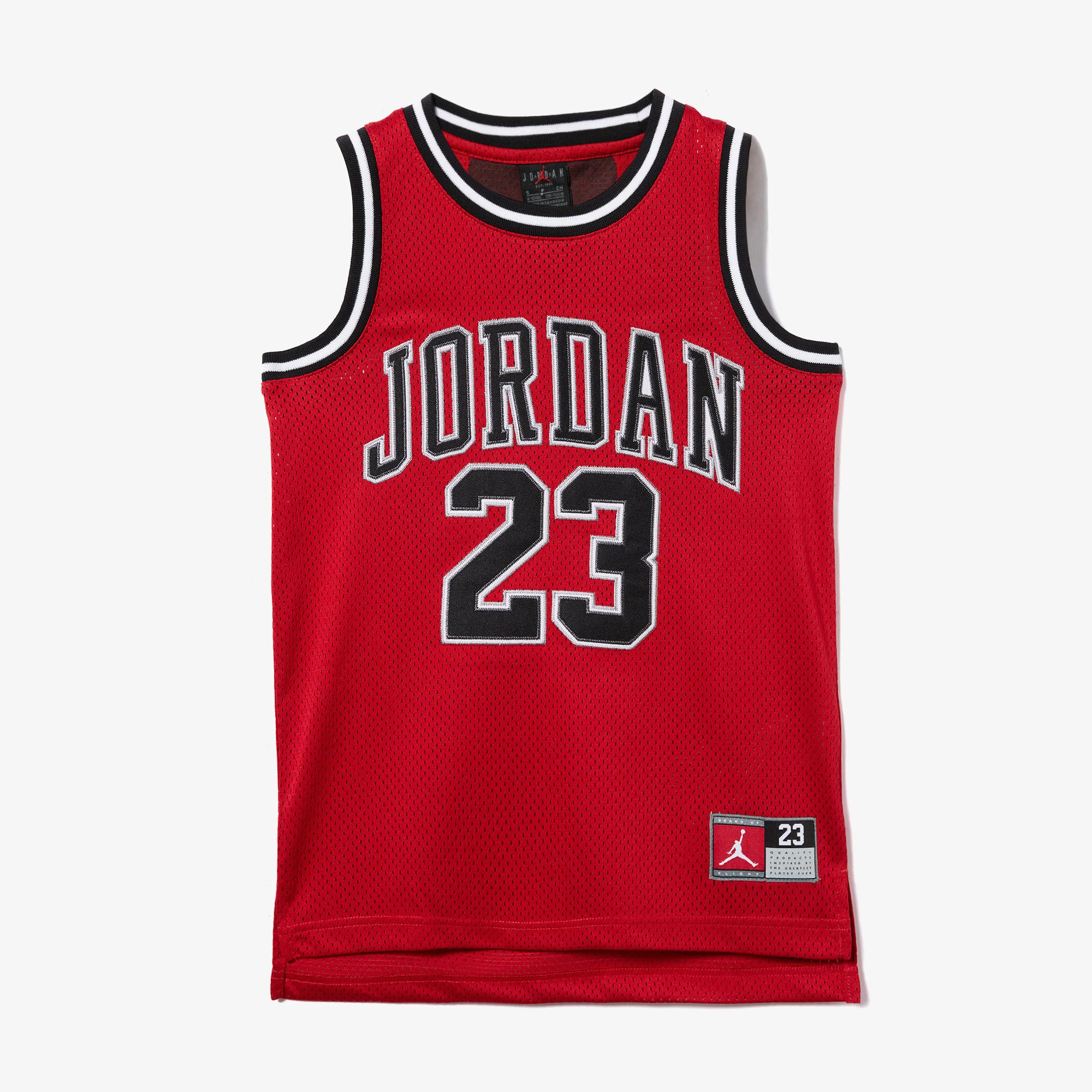 Jordan 23 Jersey Çocuk Kırmızı Kolsuz T-Shirt