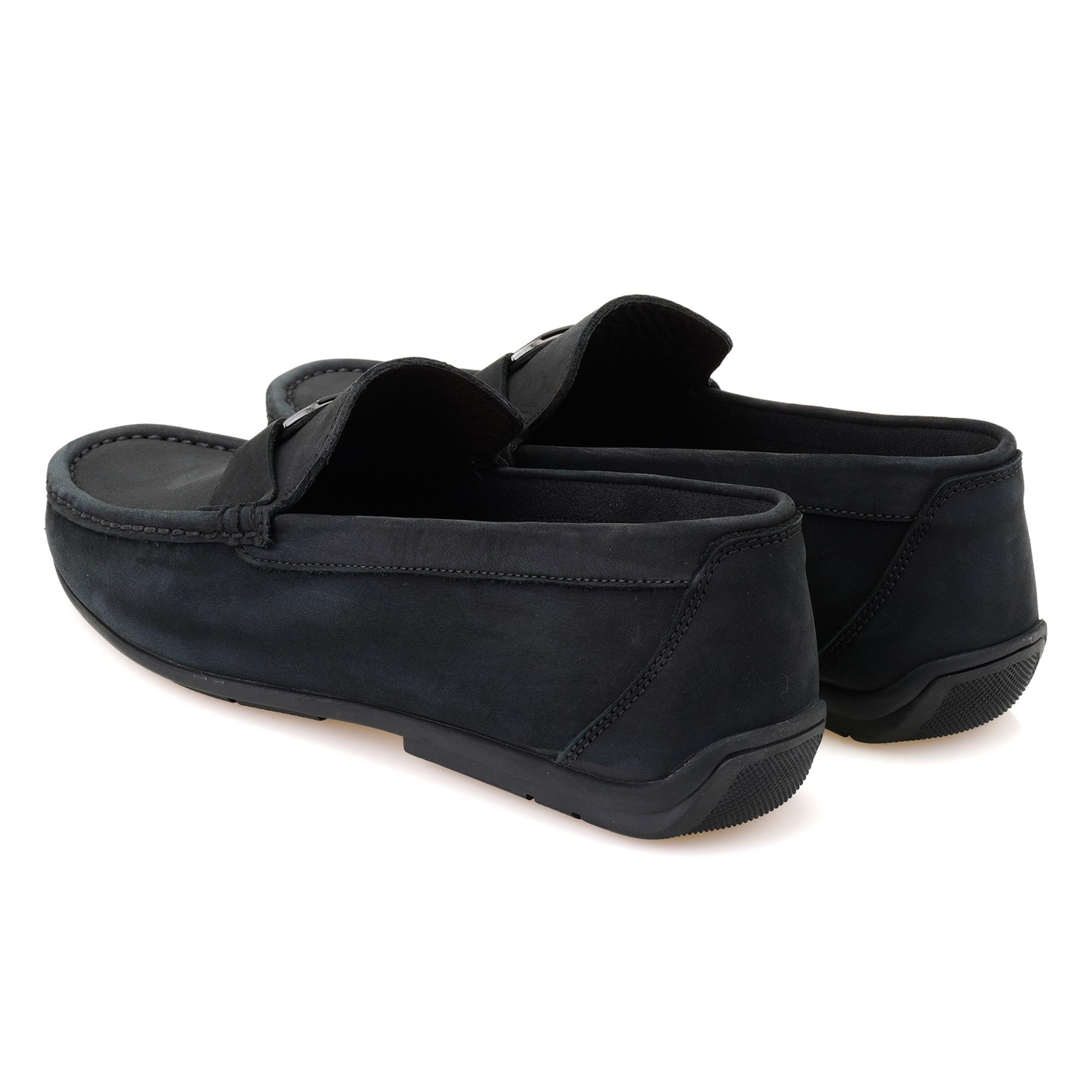 Chevi Siyah Erkek Deri Loafer