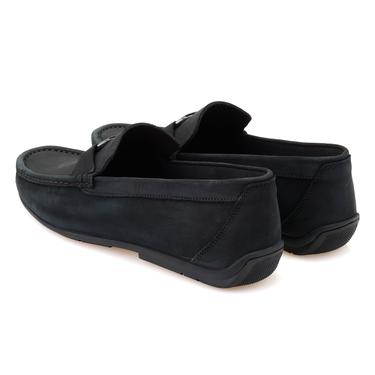  Chevi Siyah Erkek Deri Loafer