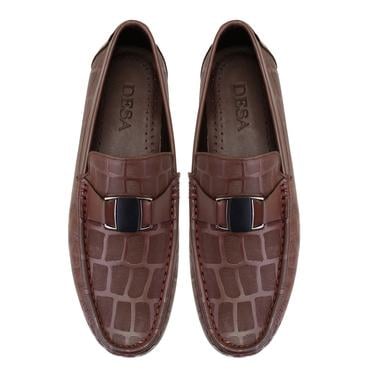  Chevi Kahve Erkek Deri Loafer