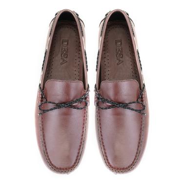  Cerise Kahve Erkek Deri Loafer