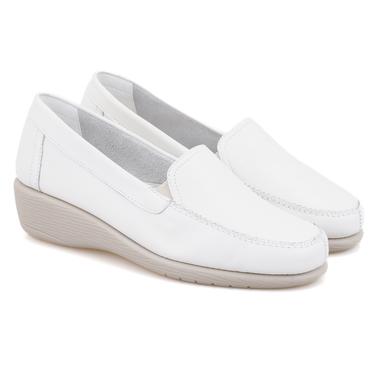  Kadın Beyaz DesaComfort Deri Günlük Ayakkabı