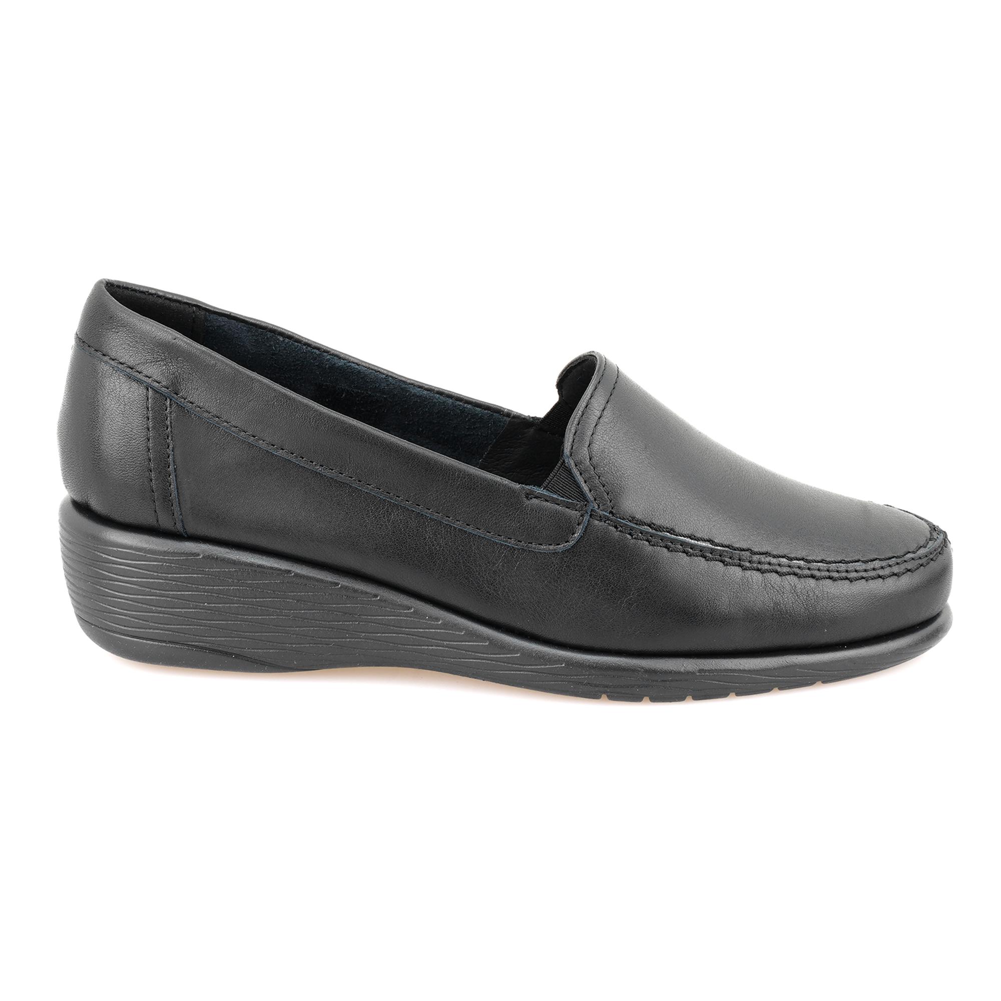 Kadın Siyah DesaComfort Deri Günlük Ayakkabı