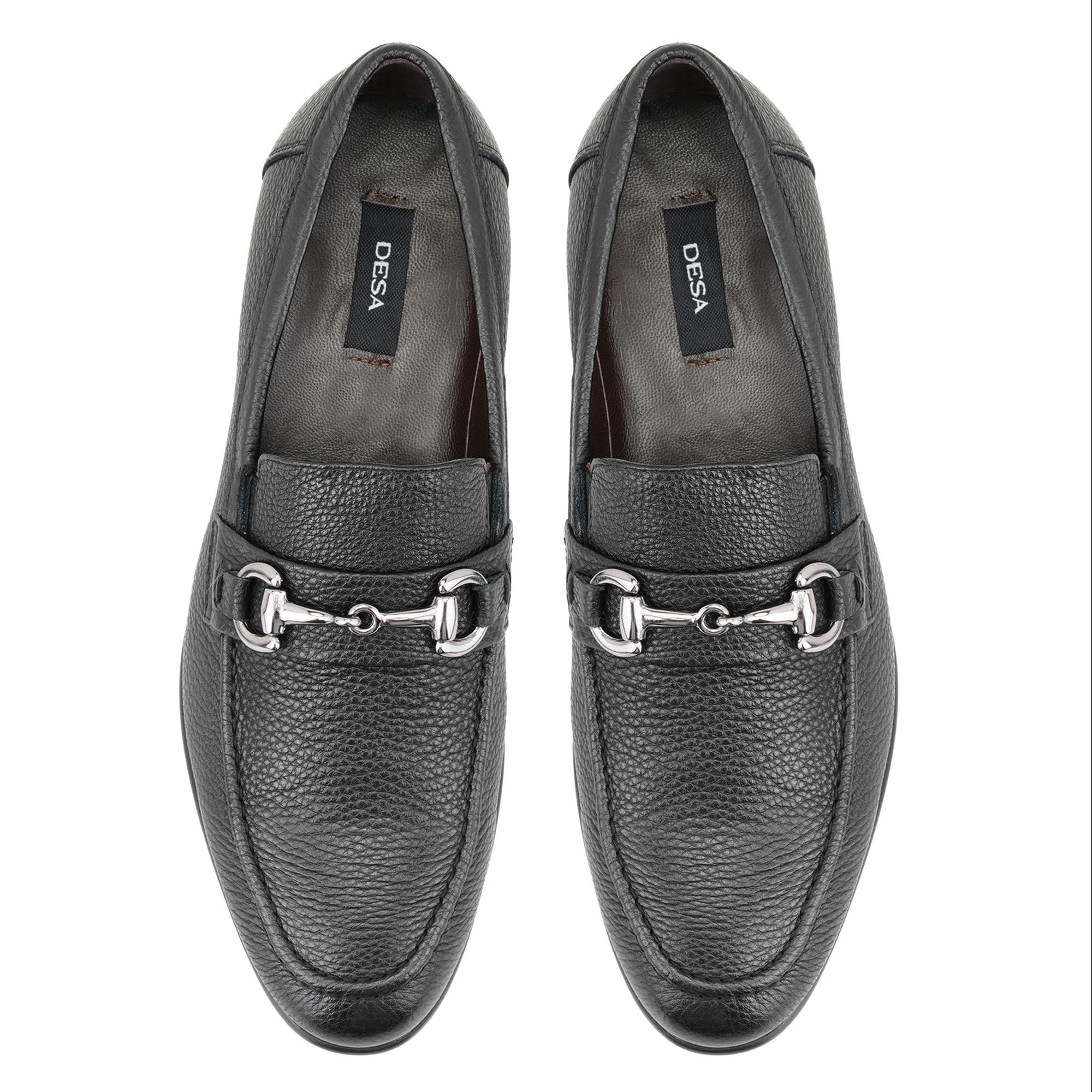 Kacie Siyah Erkek Deri Günlük Ayakkabı