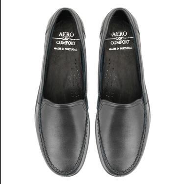  Kadın Siyah DesaComfort Deri Günlük Ayakkabı