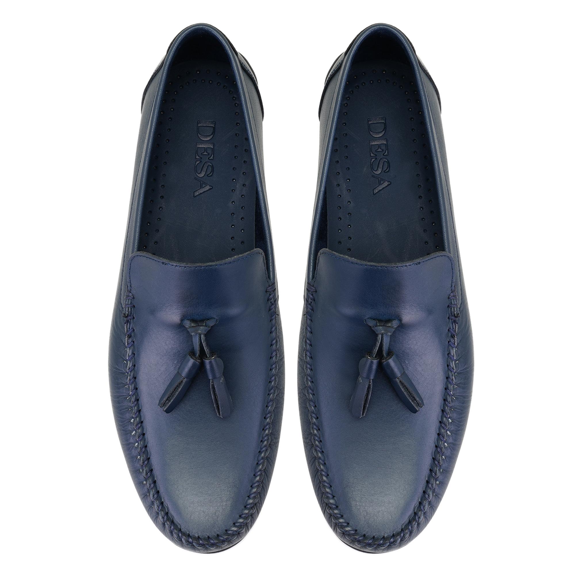 Cralar Lacivert Erkek Deri Loafer