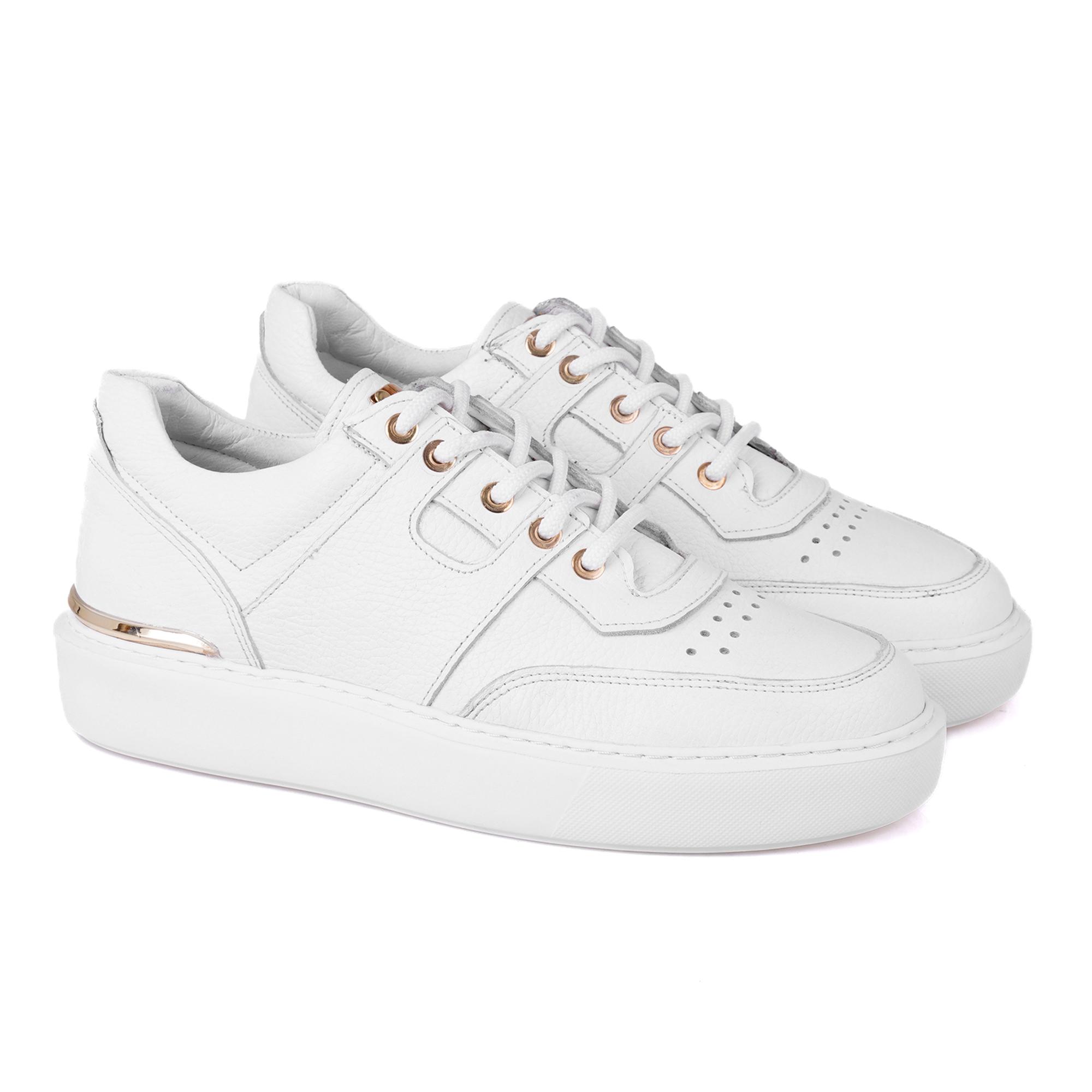 Astrid Beyaz Erkek Deri Spor Ayakkabı