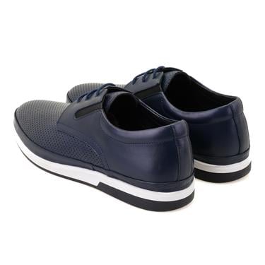  Celia Lacivert Erkek Deri Günlük Ayakkabı