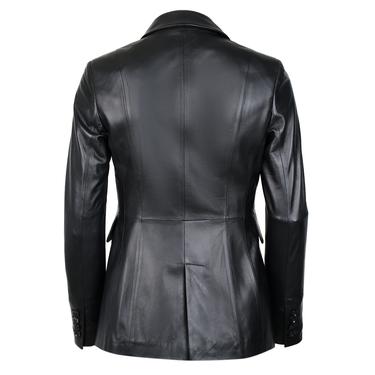  Stansie Siyah Kadın Deri Ceket
