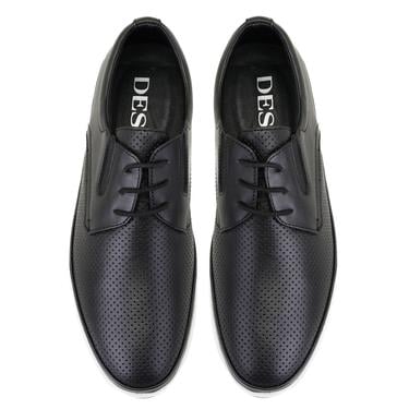  Celia Siyah Erkek Deri Günlük Ayakkabı