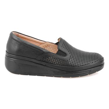  Avery Siyah Kadın Deri Günlük Ayakkabı