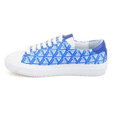  Kadın Mavi Monogram Spor Ayakkabı