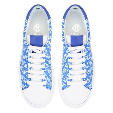  Kadın Mavi Monogram Spor Ayakkabı