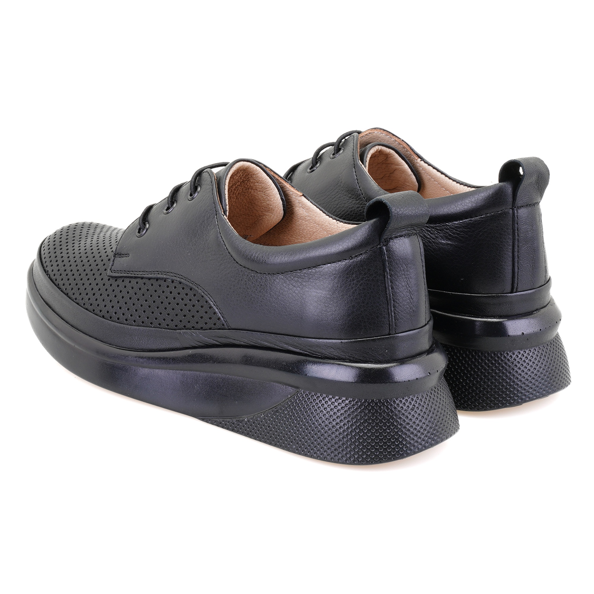 Brenna Siyah Kadın Deri Günlük Ayakkabı