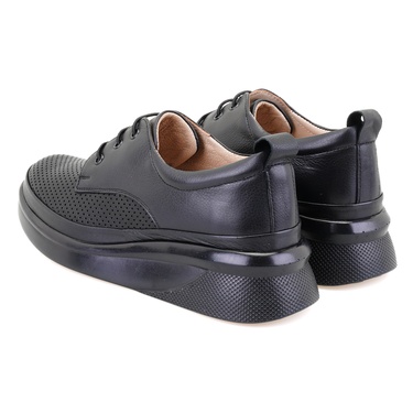  Brenna Siyah Kadın Deri Günlük Ayakkabı