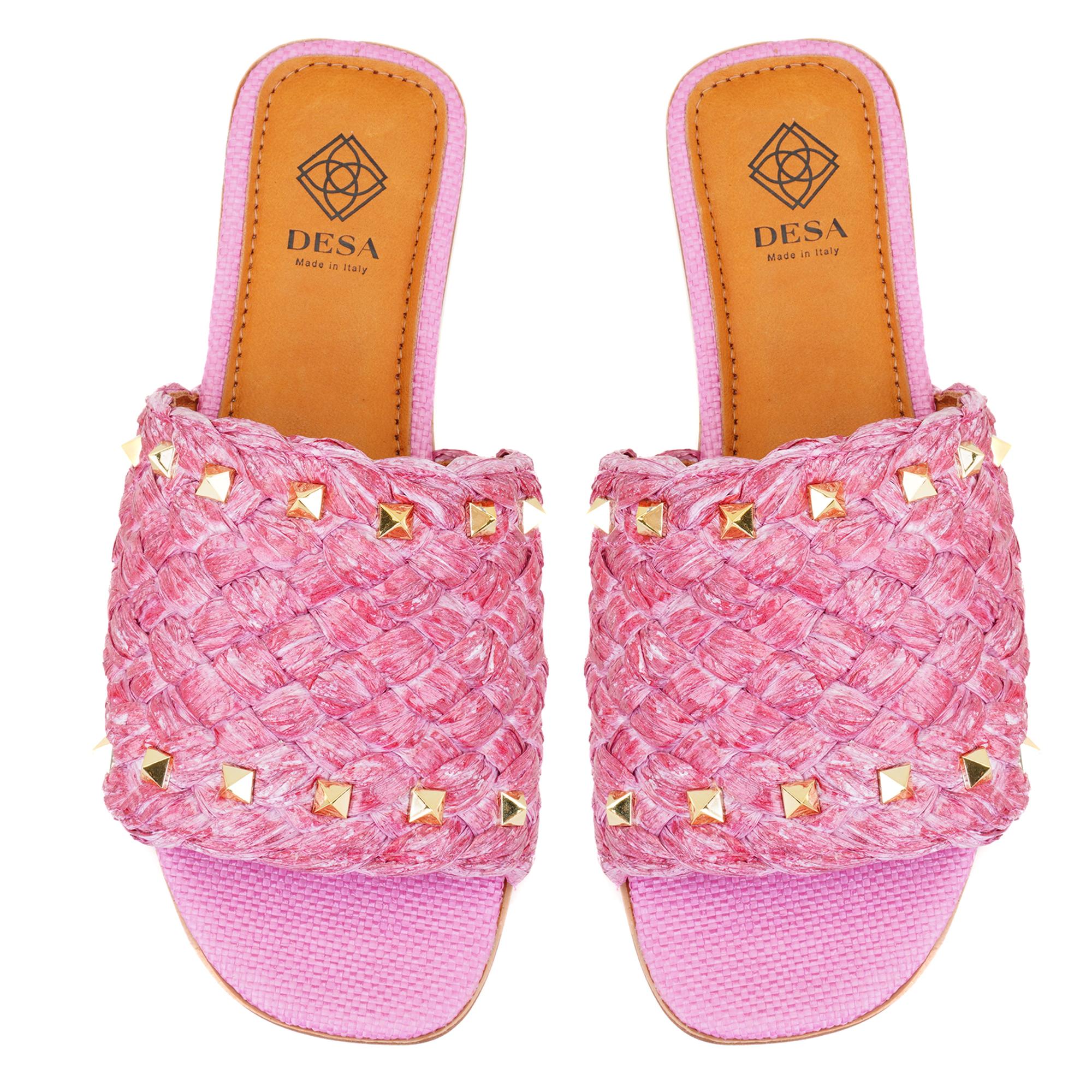 Kadın Kahve Hasır Terlik