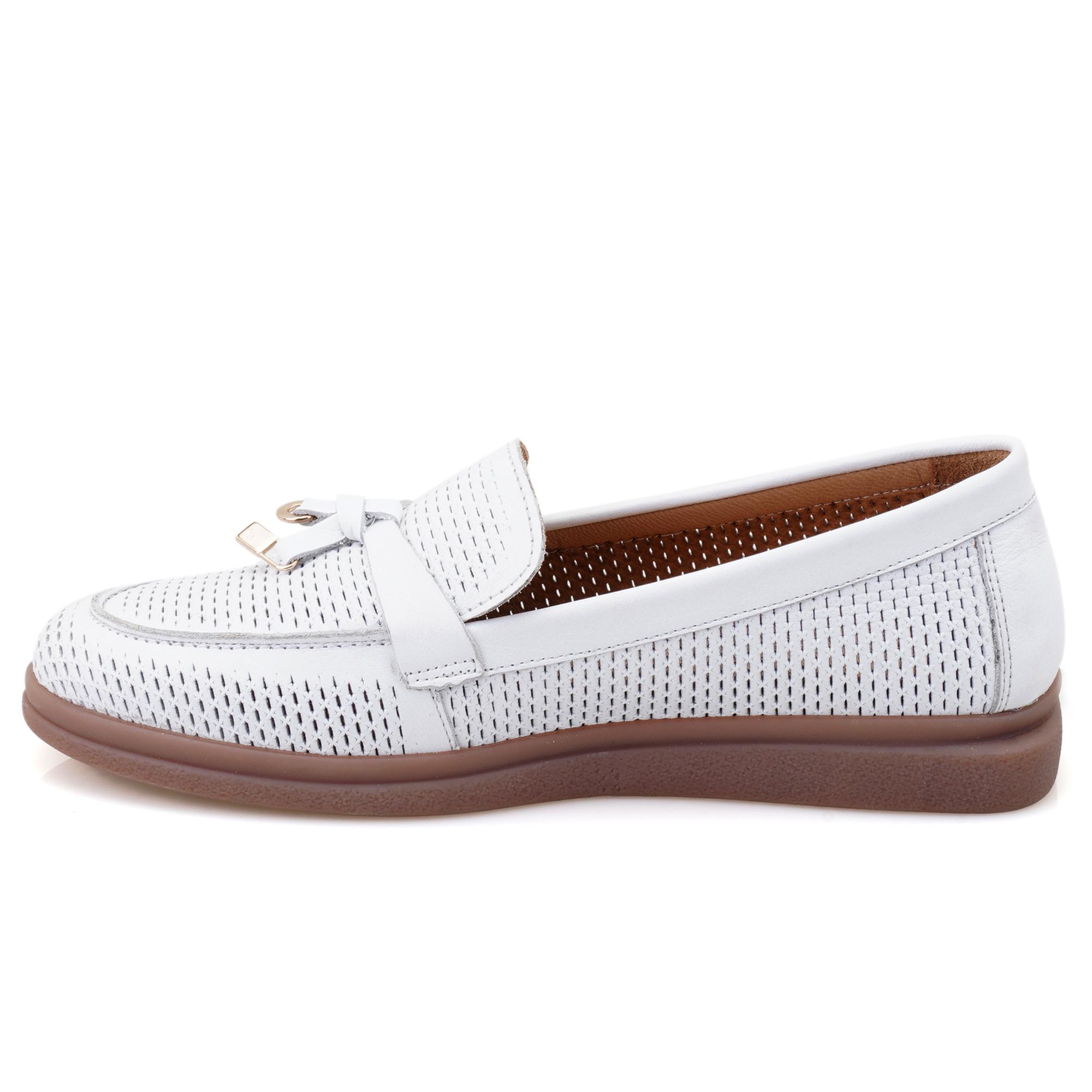 Kadın Beyaz Deri Günlük Ayakkabı