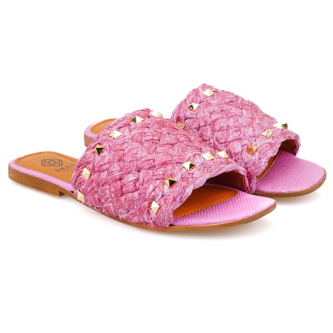  Kadın Kahve Hasır Terlik