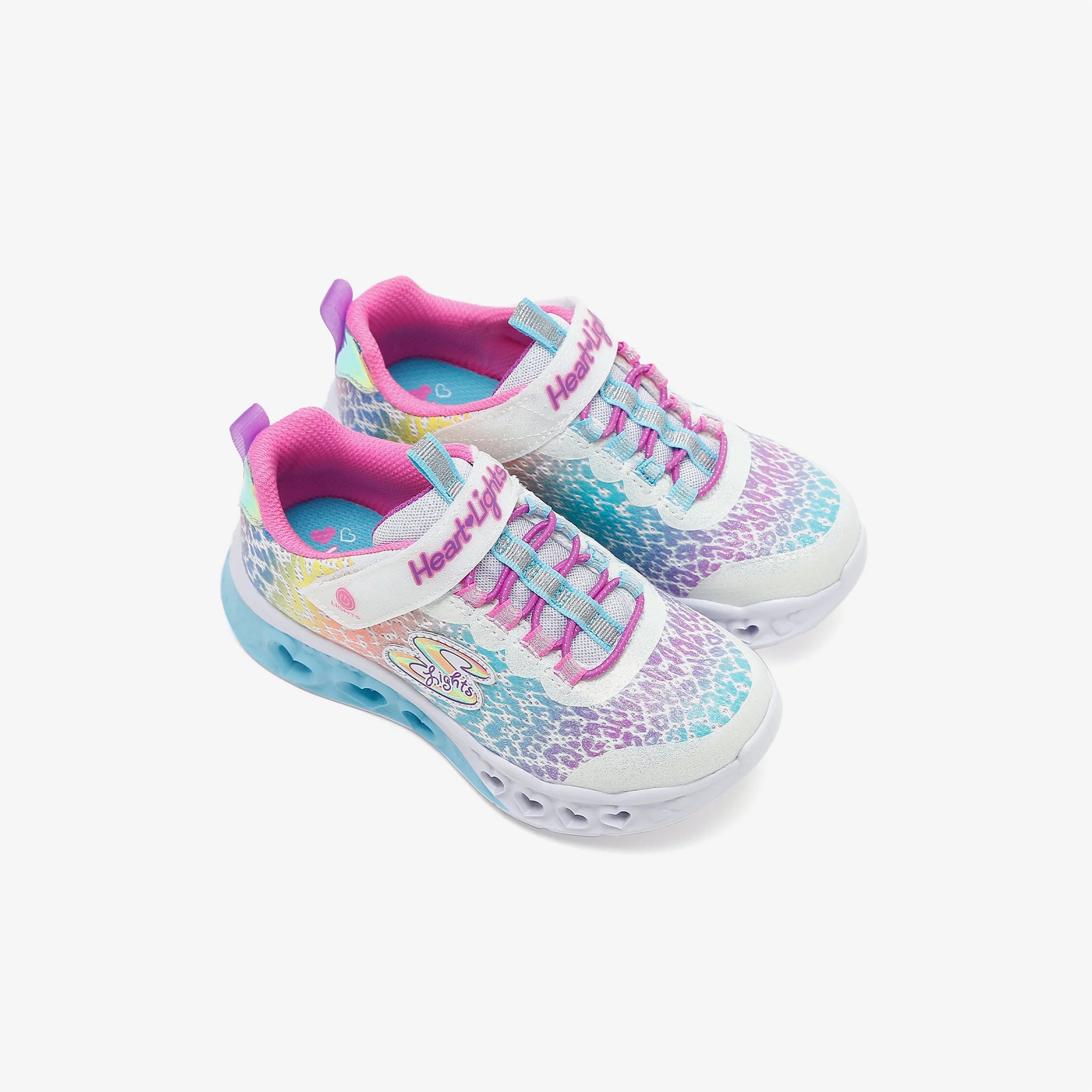 Skechers Skechers Flutter Heart Lights-Loves Wi Çocuk Beyaz Spor Ayakkabı Sneaker | FashFed Beyaz - 6. görsel