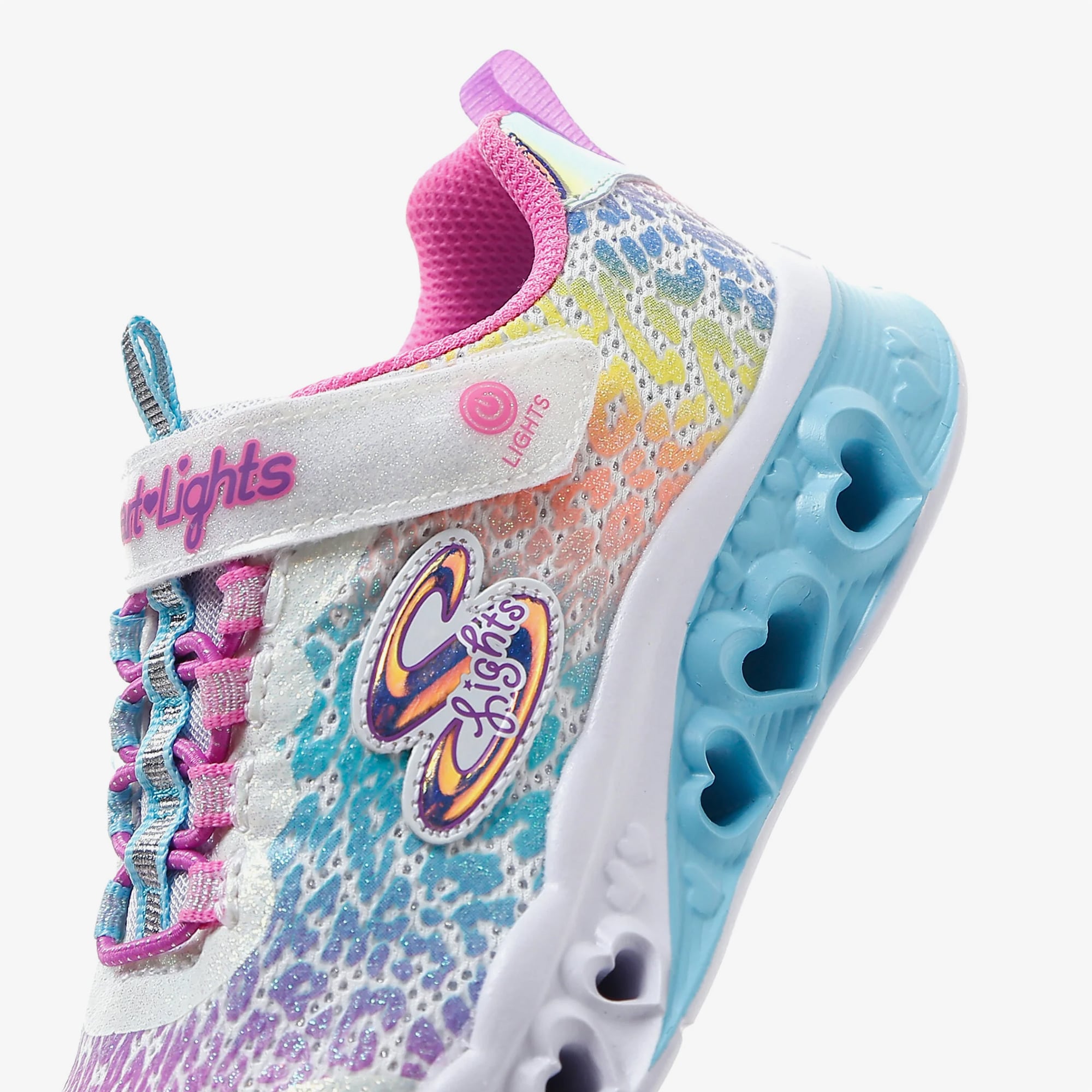 Skechers Skechers Flutter Heart Lights-Loves Wi Çocuk Beyaz Spor Ayakkabı Sneaker | FashFed Beyaz - 8. görsel