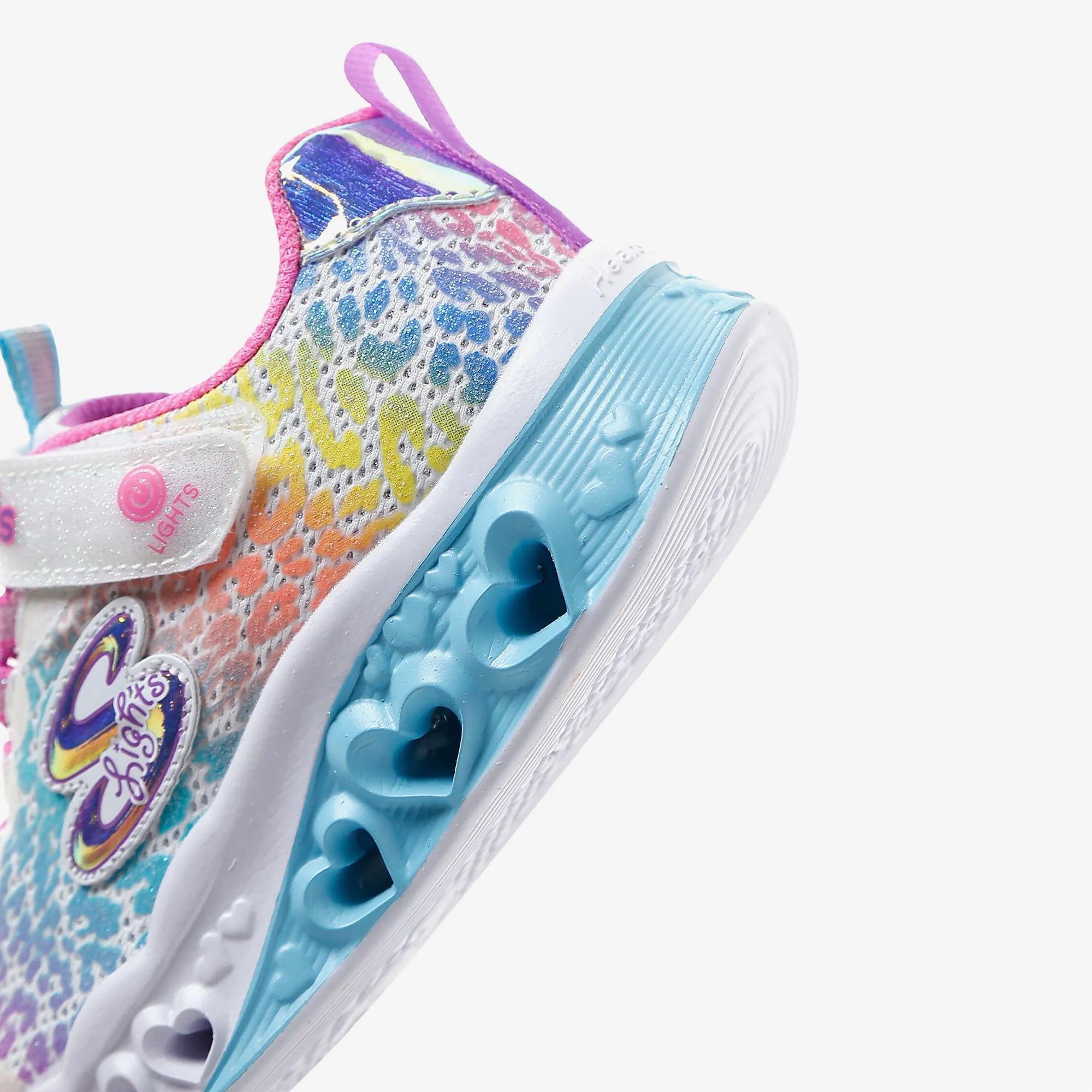 Skechers Skechers Flutter Heart Lights-Loves Wi Çocuk Beyaz Spor Ayakkabı Sneaker | FashFed Beyaz - 9. görsel